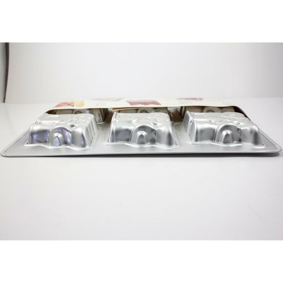 Wilton 1993 Mini Locomotive 6-Part Cake Pan Jell-O Mold Train Novelty - Picture 4 of 4